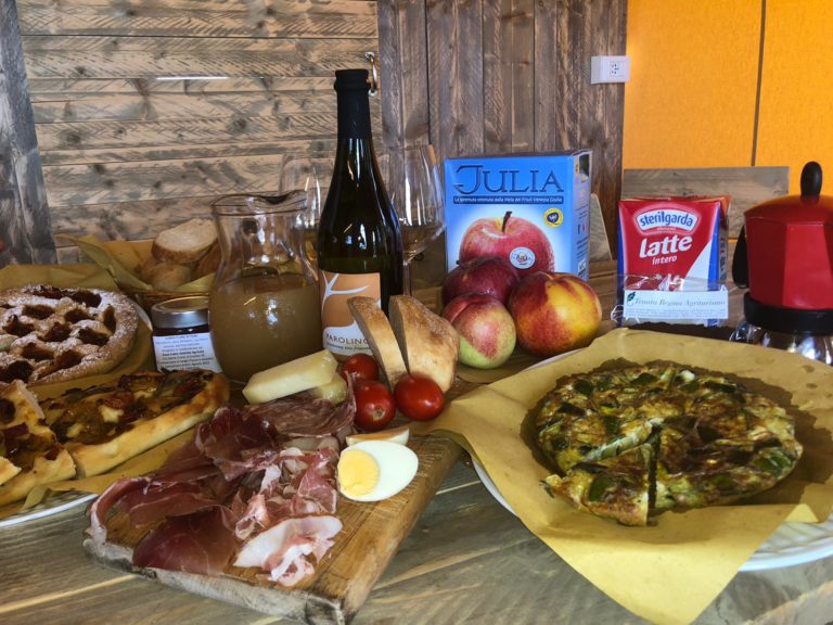 Colazione frittata speck e uova